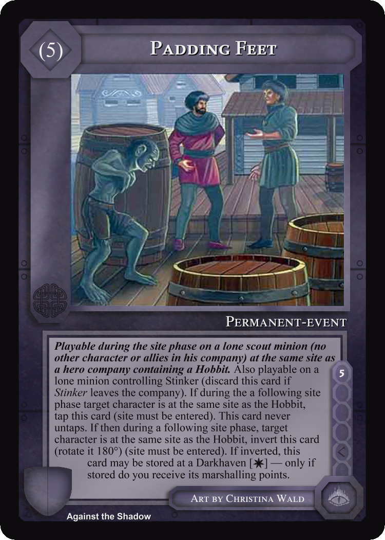 Padding Feet - Against the Shadow - Middle Earth CCG / TCG
