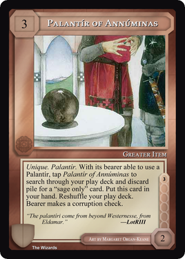 Palantir of Annuminas - The Wizards - Limited - Middle Earth CCG / TCG