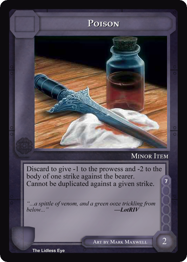 Poison - Lidless Eye - Middle Earth CCG / TCG