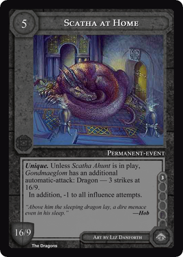 Scatha at Home - The Dragons - Middle Earth CCG / TCG
