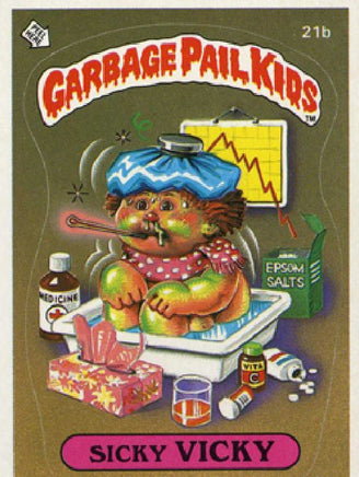 Garbage Pail Kids - OS1 - Sicky Vicky 21b