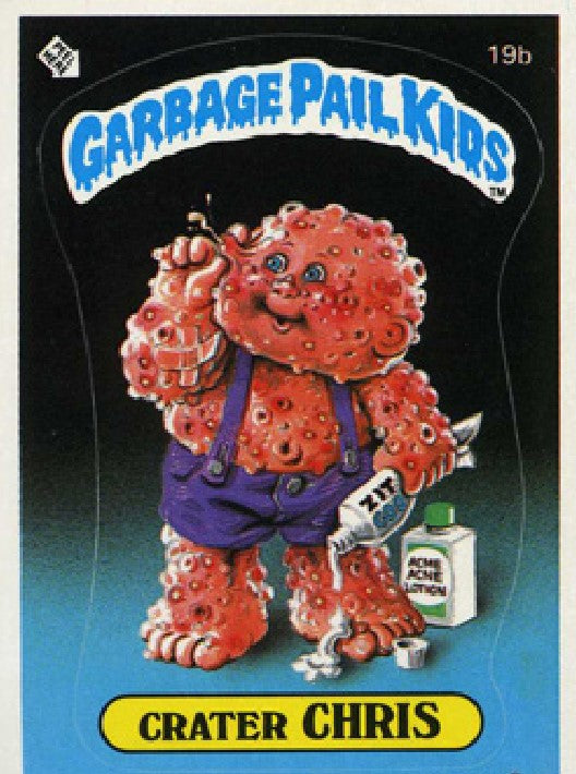 Garbage Pail Kids - OS1 - Crater Chris 19b