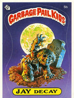 Garbage Pail Kids - OS1 - Jay Decay 5b - Checklist Back