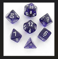 Chessex: Polyhedral Translucent Dice sets