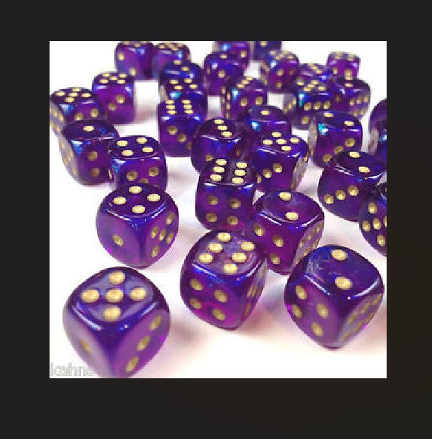 Chessex: D6 Borealis Dice Set - 12mm