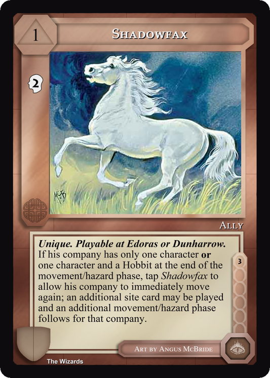 Shadowfax - METW - Limited - Middle Earth CCG / TCG