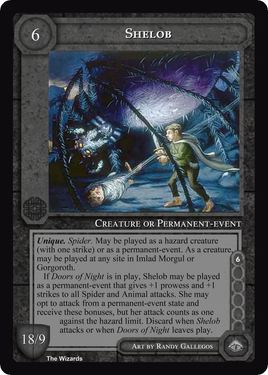 Shelob - METW - Limited - Middle Earth CCG / TCG
