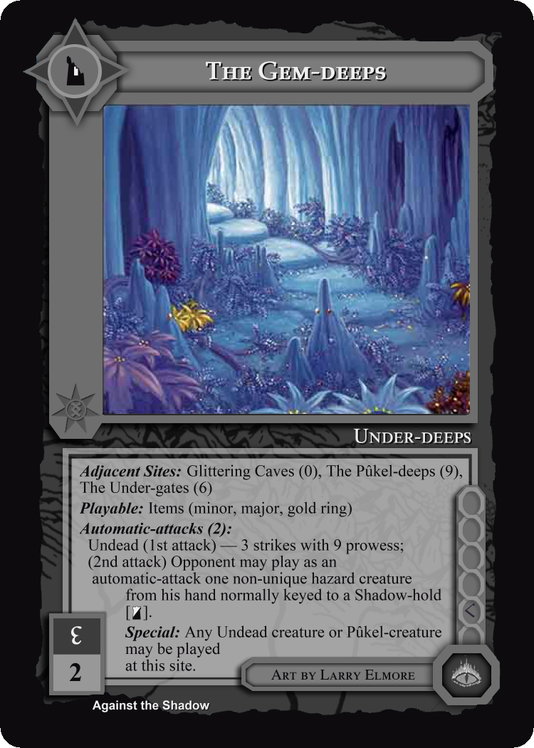 The Gem-Deeps - Against the Shadow - Middle Earth CCG / TCG