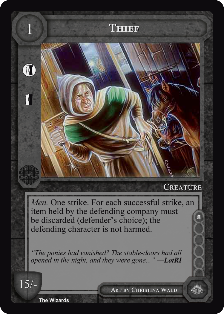 Thief - The Wizards - Middle Earth CCG / TCG