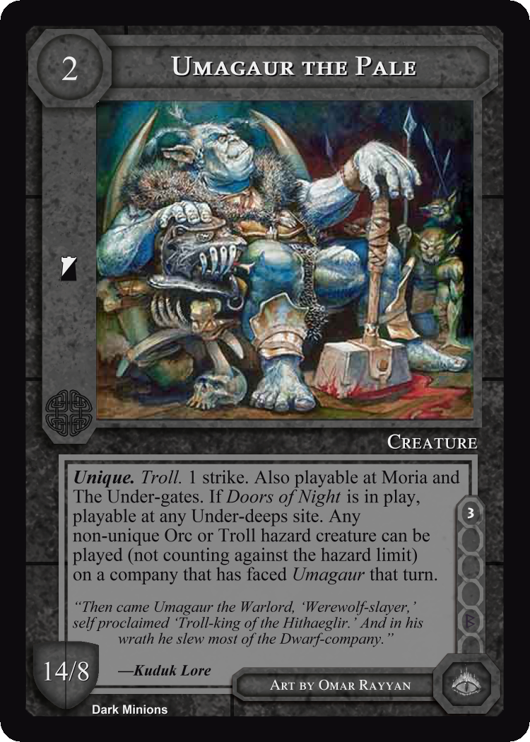 Middle Earth Umagaur the pale