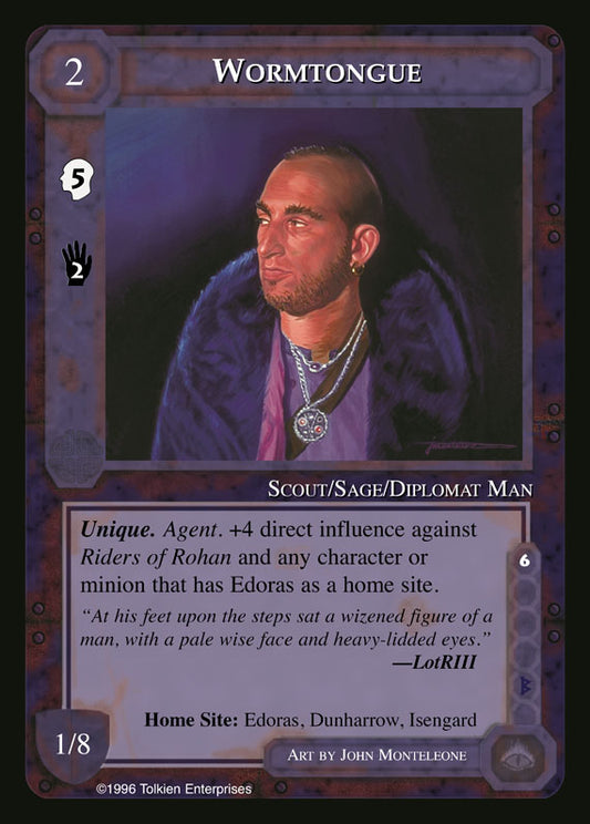 Wormtongue - Dark Minions - Middle Earth CCG / TCG