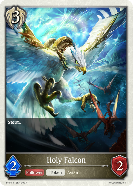 Holy Falcon (BP01-T16EN) [Advent of Genesis]