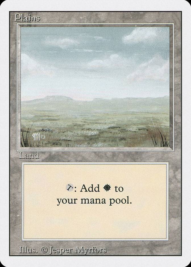 Plains (Signature on Left) [Revised Edition]