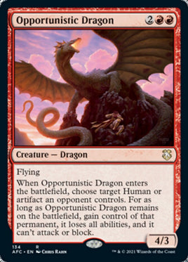 Opportunistic Dragon [Dungeons & Dragons: Adventures in the Forgotten Realms Commander]