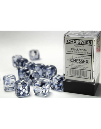 Chessex: D6 Nebula™ Dice sets - 16mm
