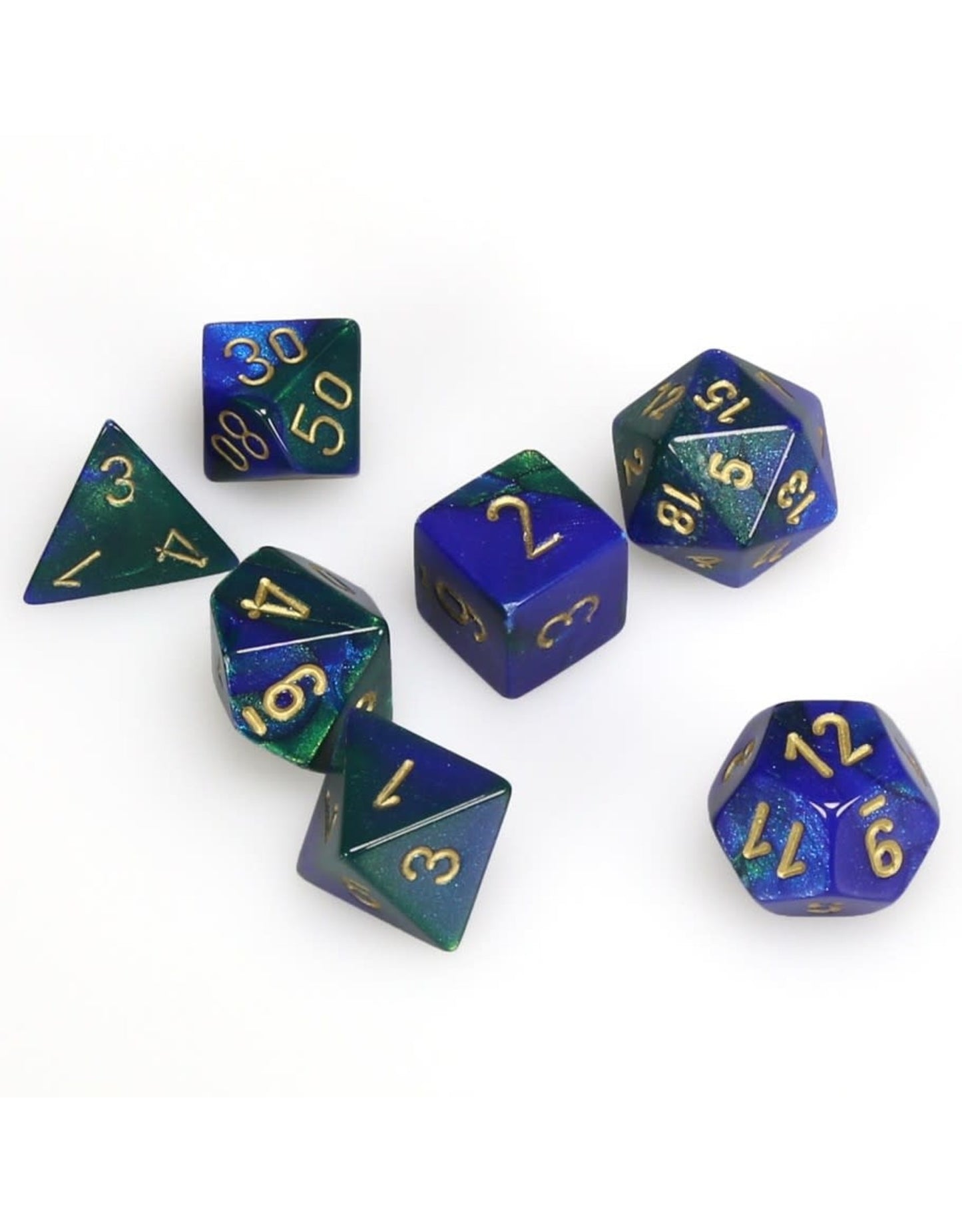 CHESSEX: POLYHEDRAL Gemini DICE SETS