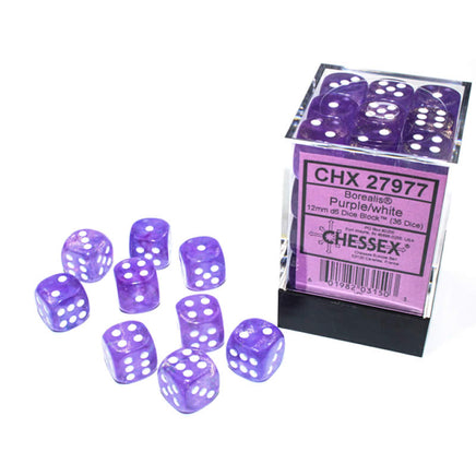 Chessex: D6 Borealis Dice Set - 12mm