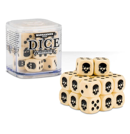 warhammer dice white