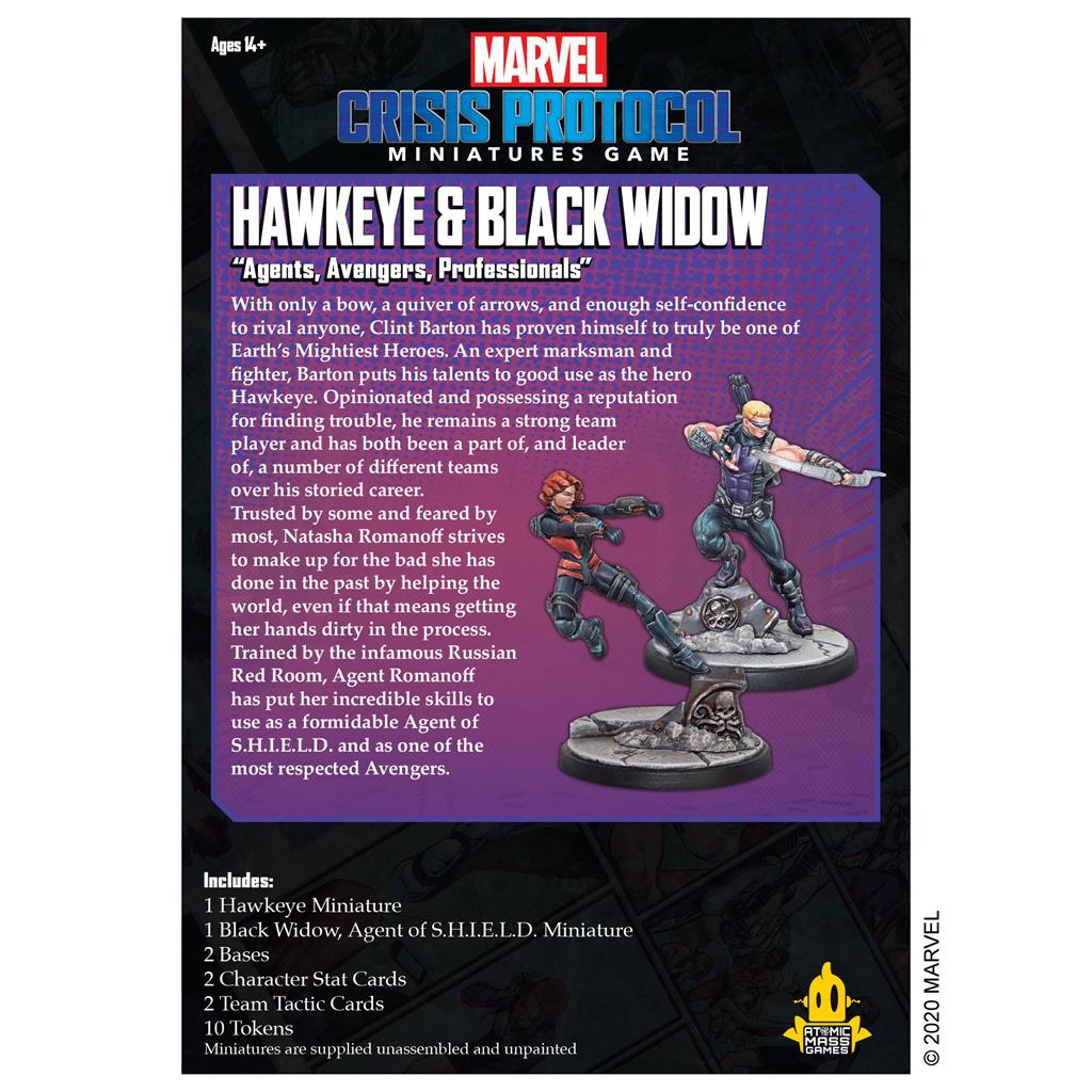 Marvel Crisis Protocol - Hawkeye & Black Widow: Agent of S.H.I.E.L.D