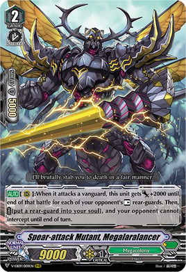 Spear-attack Mutant, Megalaralancer (V-EB09/009EN) [The Raging Tactics]