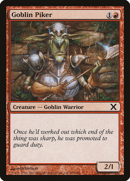 Goblin Piker [Tenth Edition]