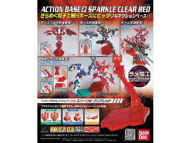 Gundam - Action Base 2 Display Stand (1/144 Scale) - Sparkle Red