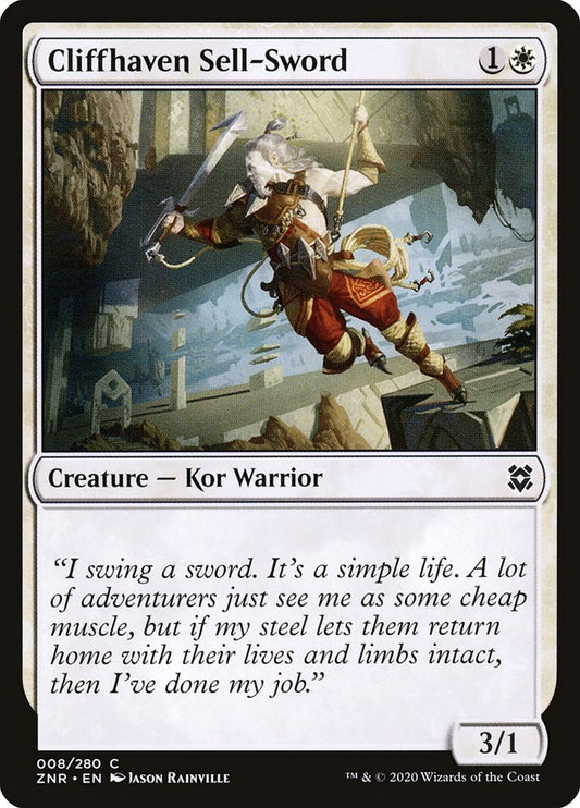 Cliffhaven Sell-Sword [Zendikar Rising]