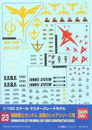 Gundam - Multiuse Decal Sheets