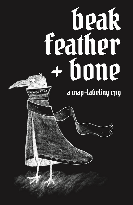 Beak, Feather, & Bone - Role Playing Map-Labeling Game