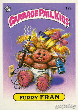 Garbage Pail Kids - OS1 - Furry Fran 12a