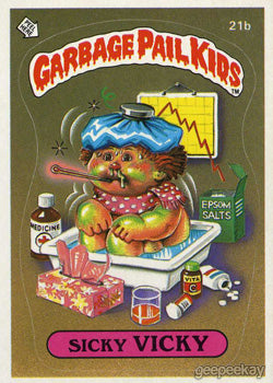 Garbage Pail Kids - OS1 - Sicky Vicky 21b