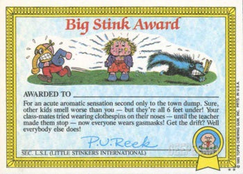 Garbage Pail Kids - OS1 - Spacey Stacy 13b