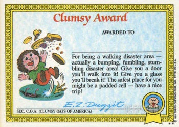 Garbage Pail Kids - OS1 - Dressy Jesse 20b