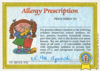 Garbage Pail Kids - OS1 - Heavin' Steven 3b