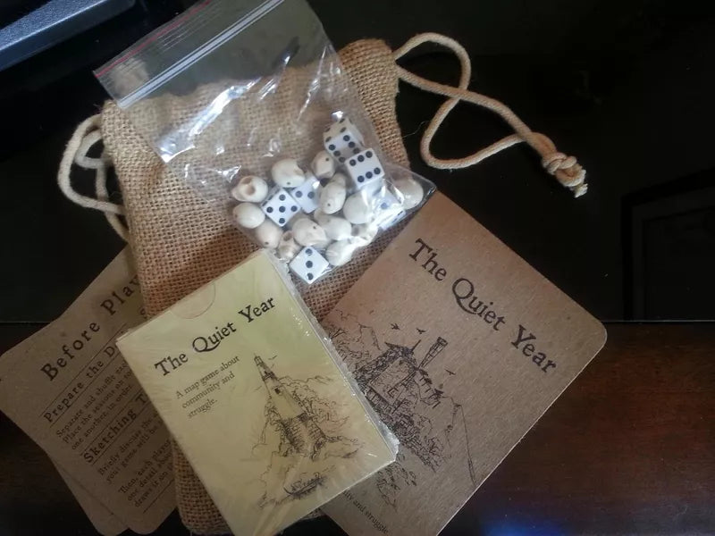 The Quiet Year (Updated Bag Set) - Roleplaying Map Game