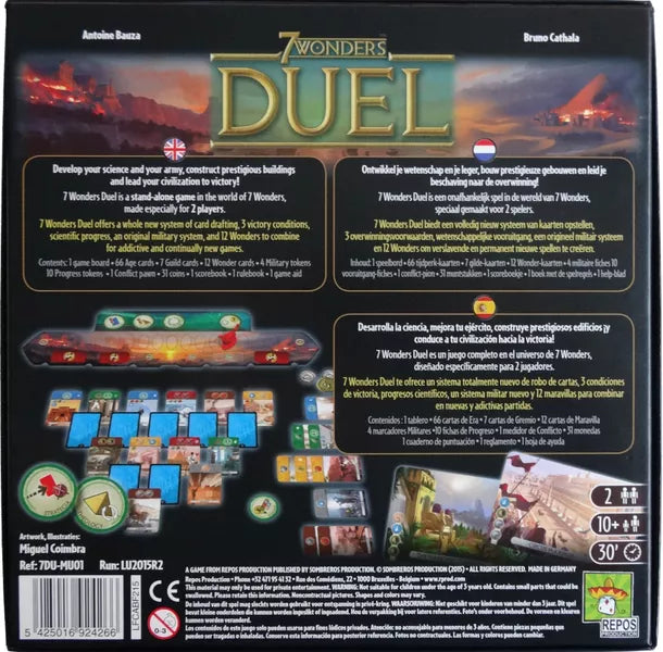 7 Wonders - Duel - Board Game