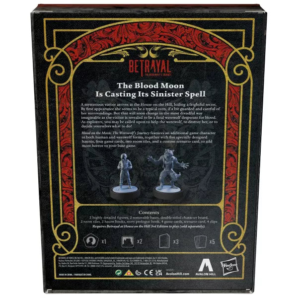 Betrayal At House On The Hill: Blood on the Moon - 3rd Edition - Board Game