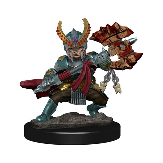 D&D Icons Of The Realms Premium Miniatures - Halfling Fighter Female dungeons dragons