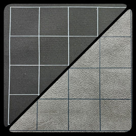 Chessex - Battlemat 1" Square Reversible Black & Grey