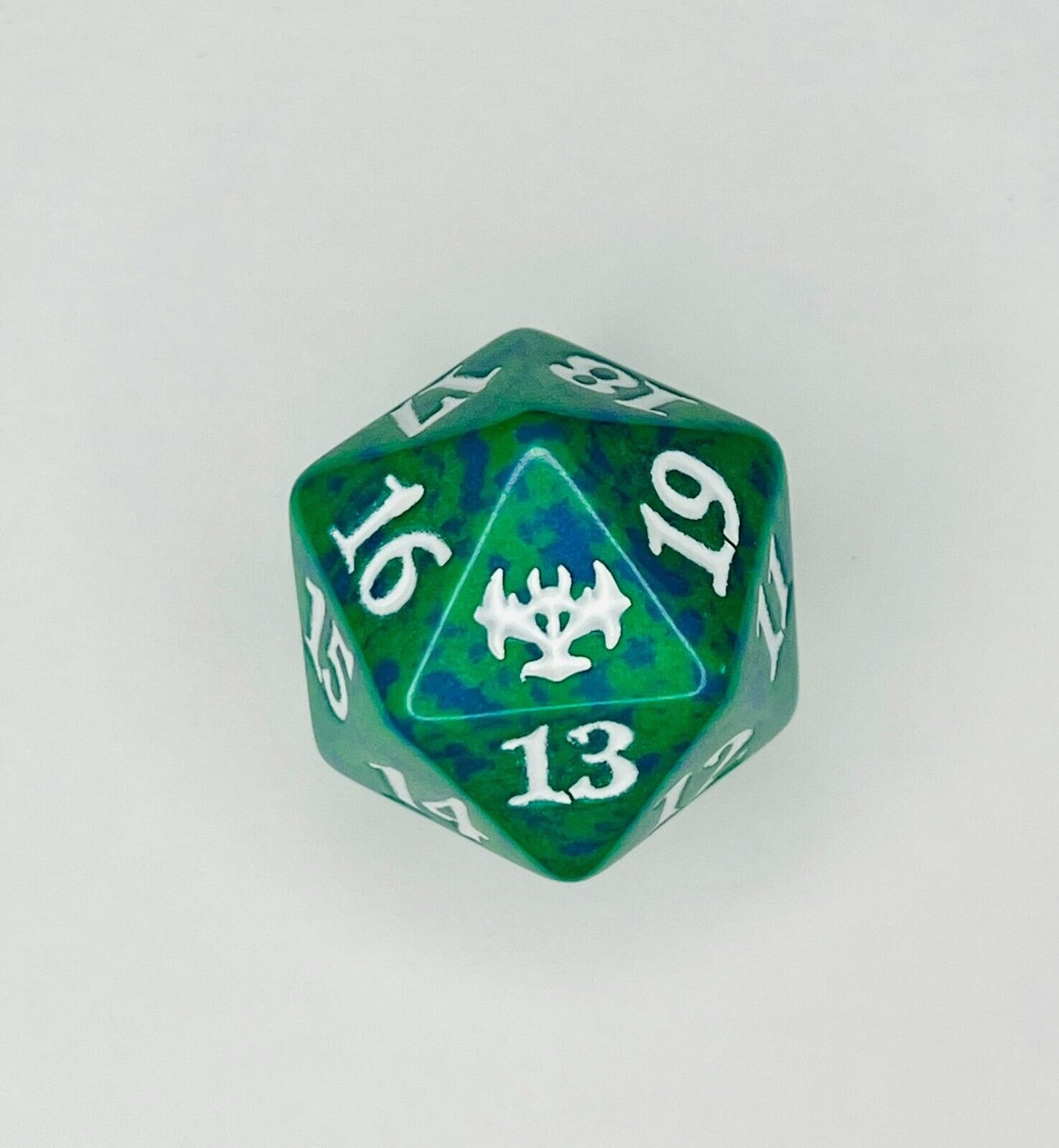 Crimson Vow Spindown MTG Dice / Die green