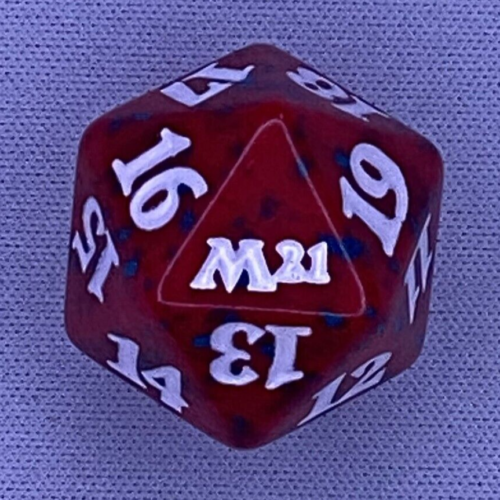 Magic 2021 Spindown MTG Dice / Die red