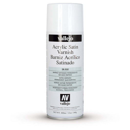 Vallejo - Aerosol- Satin Varnish - 400 ml.