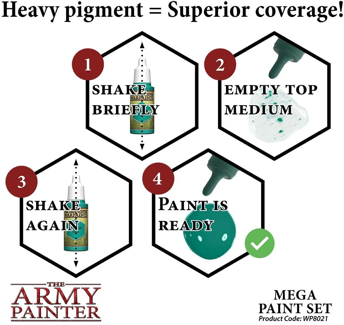 the army painter warpaints mega paint set
